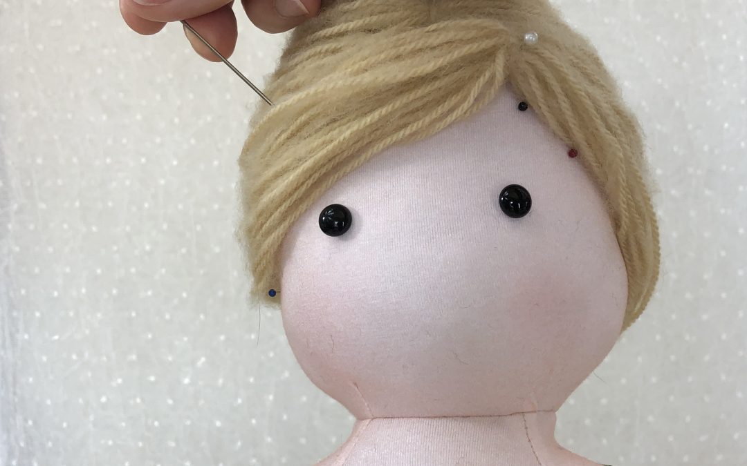 cloth doll hair