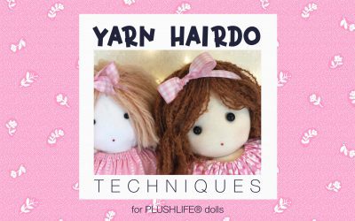 Yarn hairdos for cloth dolls: Five techniques to try!