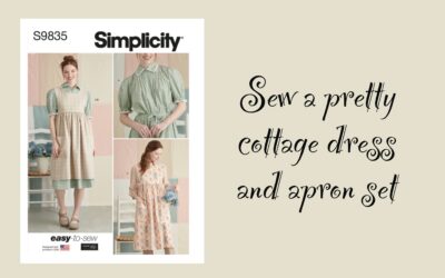 Sew A Pretty Cottage Dress and Apron, wardrobe essentials!