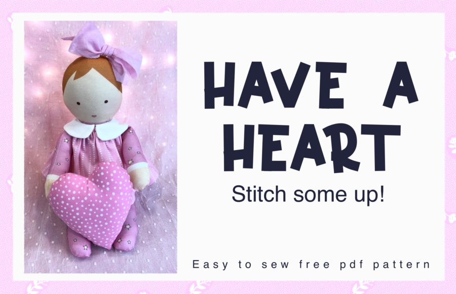 HAVE A HEART! An easy sew - Elaine Heigl Designs